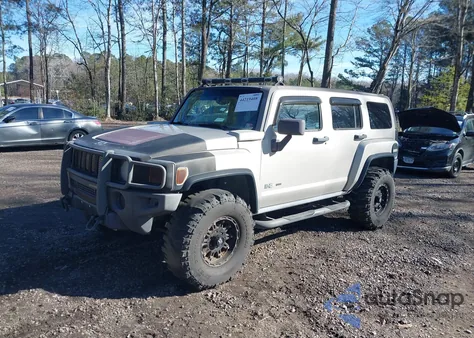 2007 Hummer H3 Suv z USA, uszkodzony, nr VIN 5GTDN13E478242519